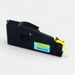 Self-adhesive film tape in a cassette, yellow, Supvan TP80E