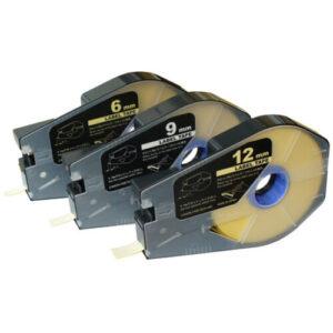 Label cassette tape (yellow) 12mm*30m, for Canon  M1/Mk (premium)