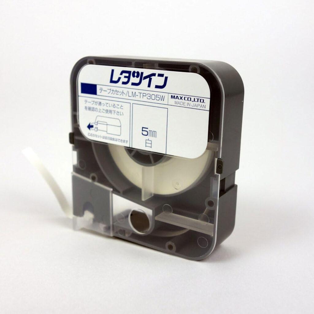 Label cassette tape (Premium) 9mm*8m, white for LM-390