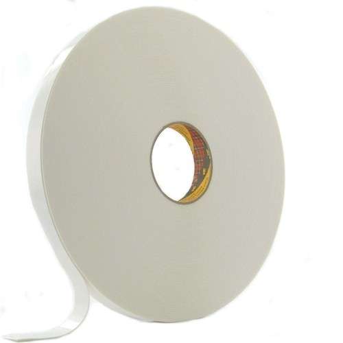 Tape double-sided 3M Scotch-Mount 9529W Econom, rubber, PE foam base 1.5mm, white, 25mm * 33m