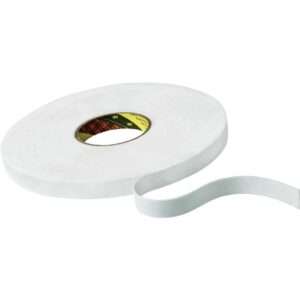 Tape double-sided 3M Scotch-Mount 9508W Heat resistant, acrylic, PE foam base 0.8mm, white, 12mm * 66m