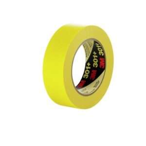 Masking tape, 3M 301E Industrial, yellow, 18mmx50m