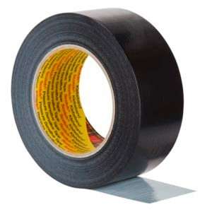 Duct tape 3M 2903 Standart, woven base with PE coating 150mkm, 48mmx50m, black