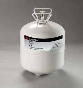Adhesive aerosol 3M 77 Universal, white, cylinder, 13.3kg