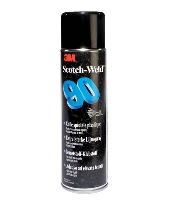 Adhesive aerosol 3M Scotch-Weld 90 Hi-strength, white, spray in a balloon, 500ml