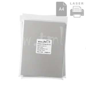 Labels A4 polyester 3389 silver matte