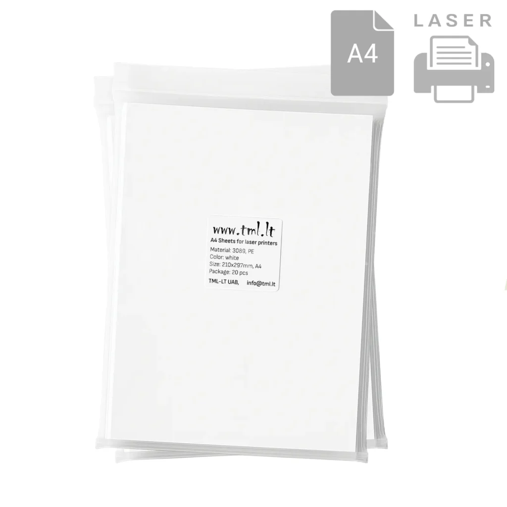 Labels A4 polyester 3089 white matte