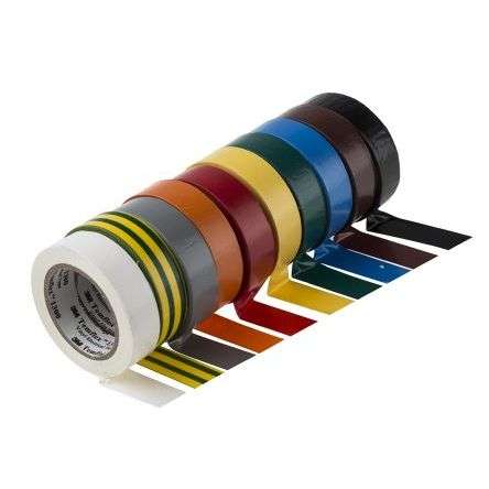 Insulation electrical tape 3M TEMFLEX 1300, base 0,13mm, white, 15mm*10m