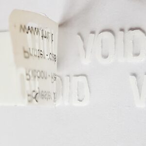 Warranty label VOID, 3668, white