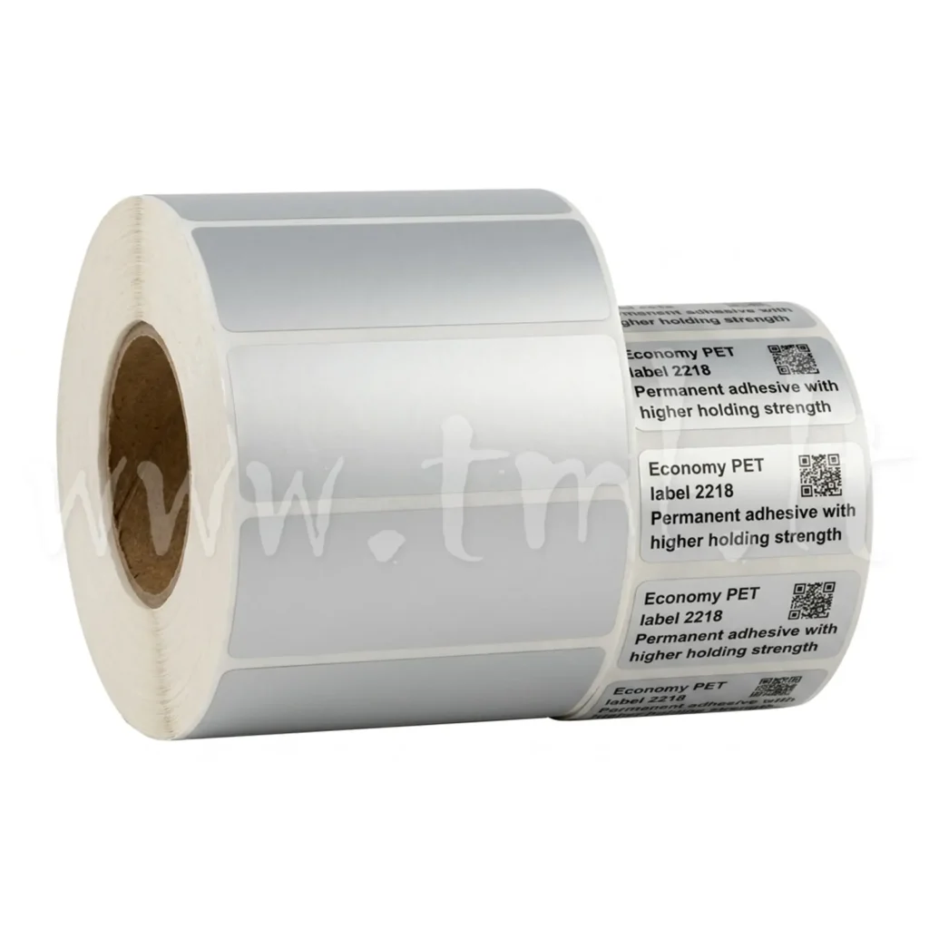 Label on rolls polyester 2218