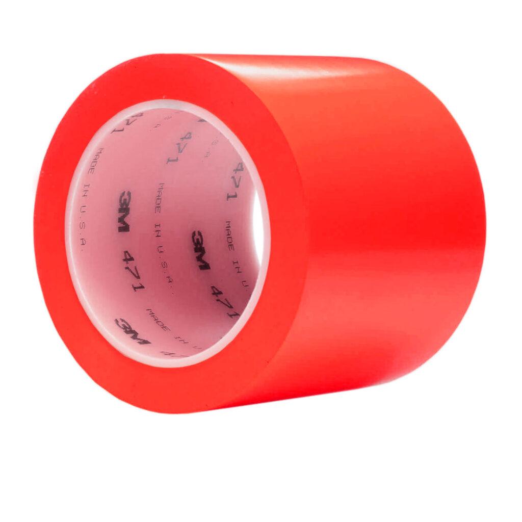 Grindų žymėjimo juosta 3M 471, premium klasės, 100mmx33m, raudona