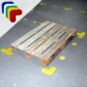 L shaped floor marking angles, width of tape 50mm, 127х127mm, 20pcs./pack