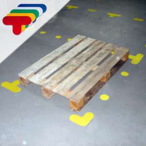 T shaped floor marking angles, width of tape 50mm, 127х127mm, 20pcs./pack