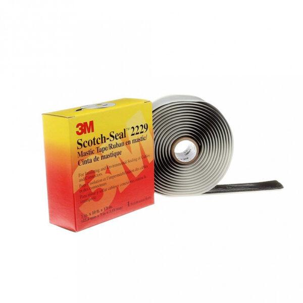Electrical insulating mastic tape 3M Scotch-Seal 2229, base 3.18mm, black, 25.4mm*3m