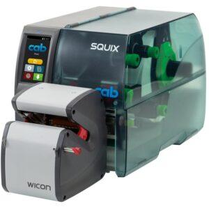 Label printers cab XC Q for two colors printing