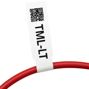 P-shaped cable and wire marking flags on A4 sheets for laser printing