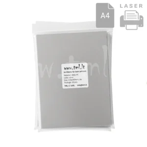 Labels A4 polyester 1660 silver glossy