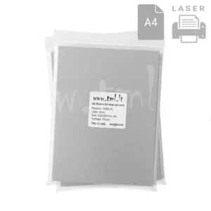 Labels A4 polyester 3909 silver glossy