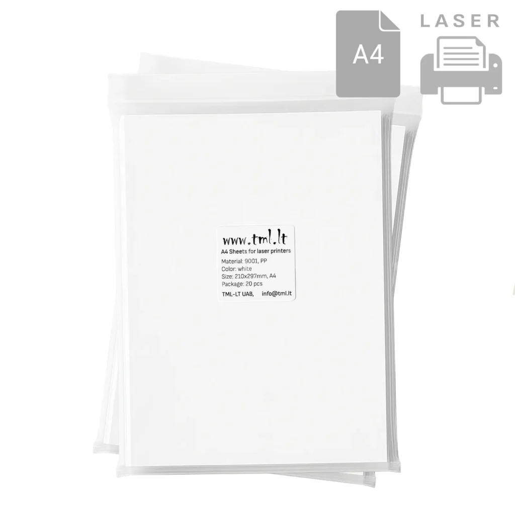 Labels A4 polypropylene 9001 white