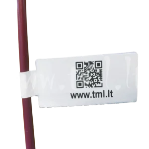 Cable Flags White 9001