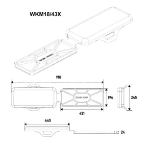 WKM 18/43X dimensions