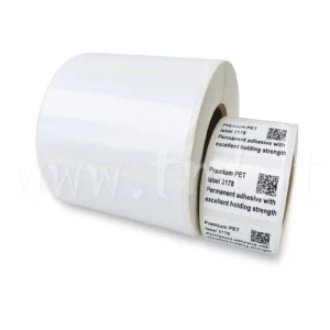 Label on rolls polyester 3178 aggressive adhesive
