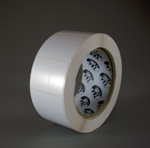 White polypropylene labels 410005
