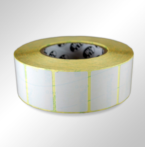 White matte paper labels 420003