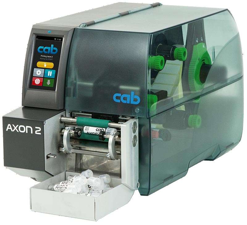 Tube labeling thermal transfer printer cab AXON 2