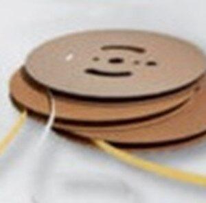 Heat shrinkable tube for TT print ZH2P Halogen-free 2:1, D38.1mm, yellow, 25m roll