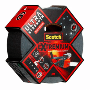 Duct tape 3M DT17 ULTRA, woven base with PE coating 430mkm, 48mmx25m, black (1)