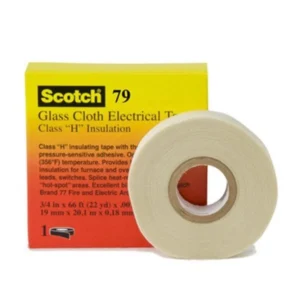 Electrical insulating tape 3M Scotch 79 General Purpose, Glass Cloth, white