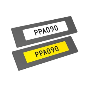 White, yellow adhesive profile Partex PPA+