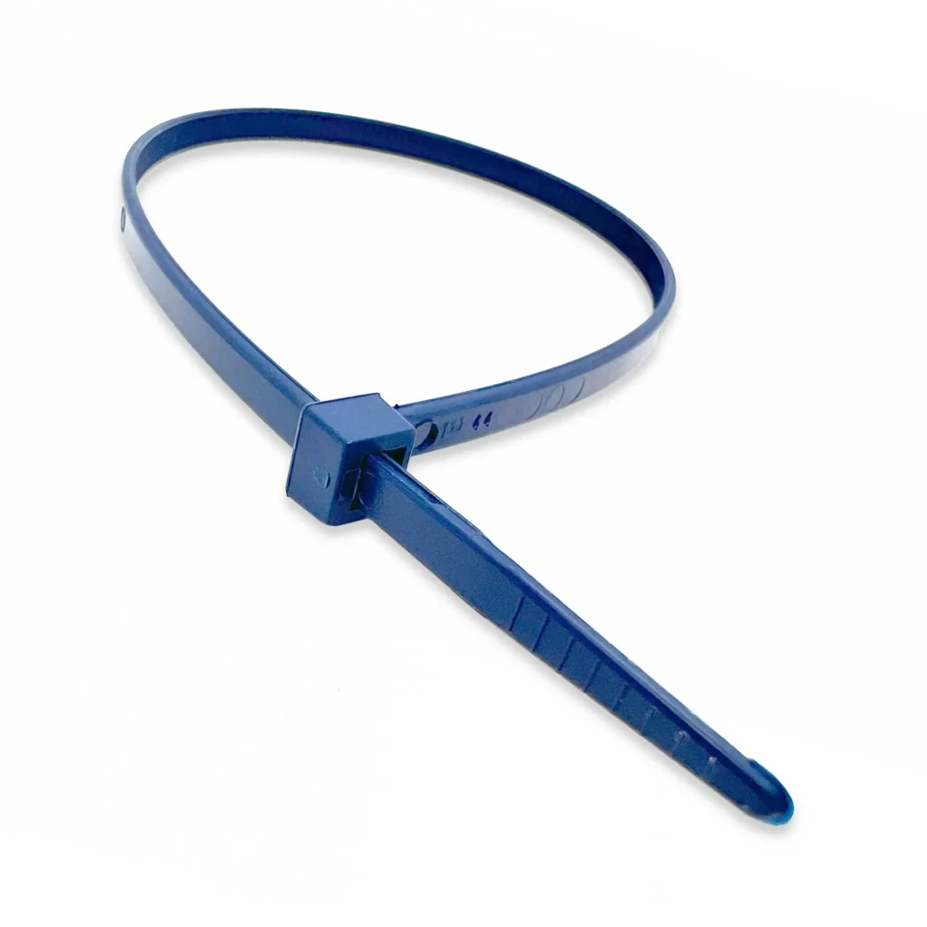 Cable ties detectable DTE