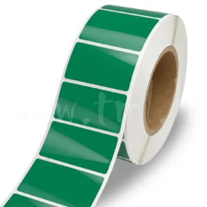 Zielone etykiety PVC 1193