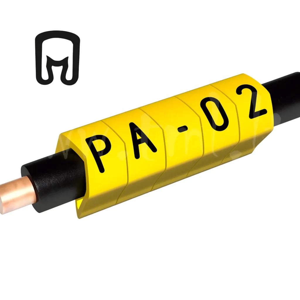 Маркеры PA-02 для проводов 0.2-1.5мм²