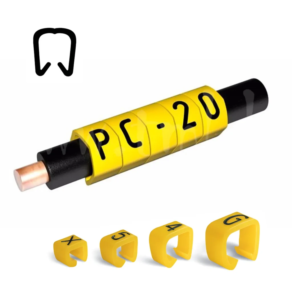 Маркеры PC-20 для проводов 1.5-2.5мм²
