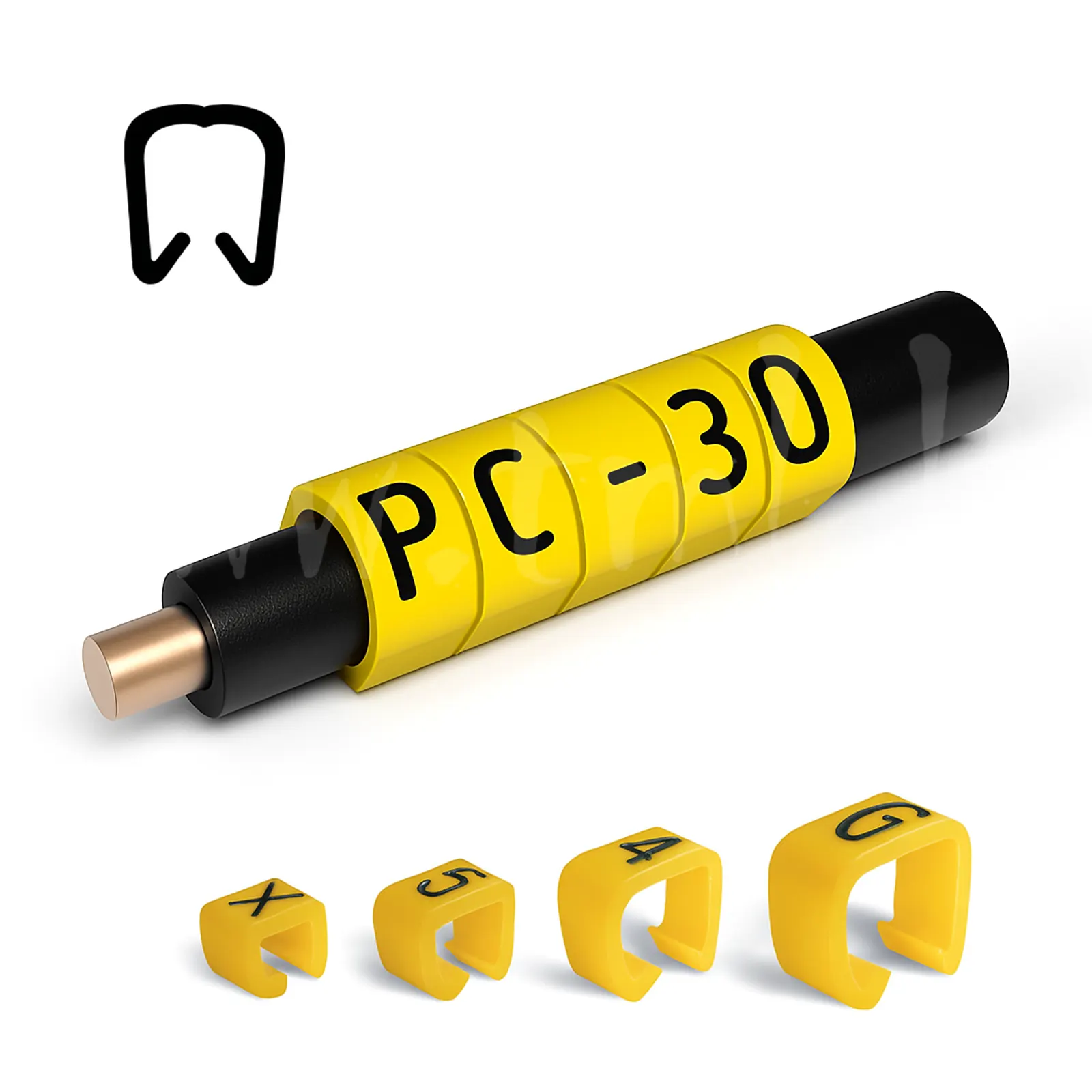 Partex PC-30 Маркеры PC-30 для проводов 2.5-4.0мм²