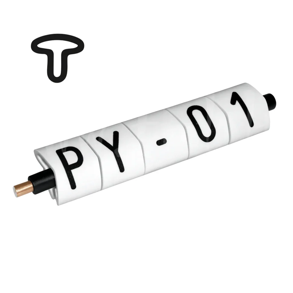 Маркеры PY-01/3 для проводов 0.2-0.7мм²