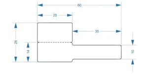 Флажки белые матовые PET 1115