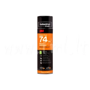 Aerozoliniai klijai 3M Scotch-Weld 74 Putoms ir audiniams, oranžiniai, purškiami balionu, 500ml
