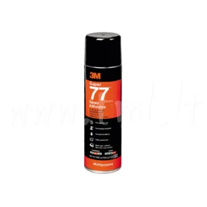 Aerozoliniai klijai 3M Scotch-Weld 77 Universalūs, skaidrūs, purškiami balionu, 500ml