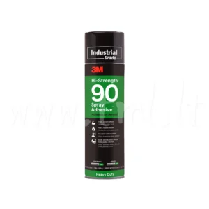 Aerozoliniai klijai 3M Scotch-Weld 90 Ypač stiprūs, balti, purškiami balionu, 500ml