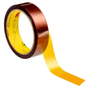 Maskuojanti juosta, atspari aukštai temperatūrai, 3M 5419 Premium, pagrindas Рoliimidas 70μm, gintarinė, 33m