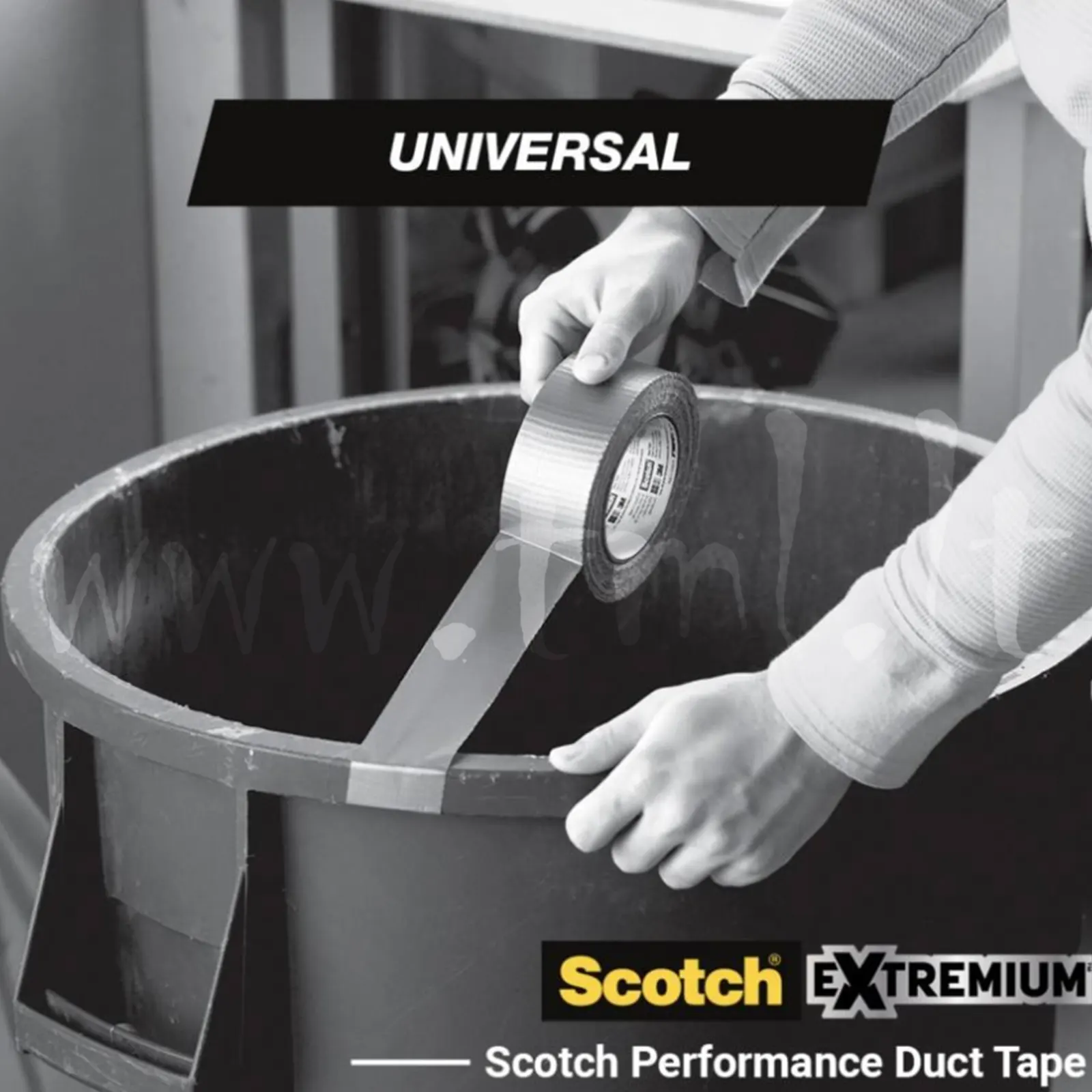 3M Scotch Universal Duct Tape application Universali armuota lipni juosta 3M Scotch Universal Duct Tape